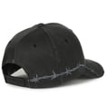 thumbnail image 4 of Outdoor Cap BRB-605 Barbed-Wire Embroidery Solid Back Cap-Black, 4 of 8