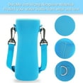 thumbnail image 4 of Universal Neoprene Water Bottle Cover | Insulated Sleeve Protector with Shoulder Strap | Shock-Absorbent Cup Rubber Bag for Sports, Diving & Outdoor Activities | Fits Bottles, 4 of 6