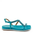 thumbnail image 2 of Patrizia Women's SHINYQUEEN Flat Sandals Turquoise EU 38 / US 7.5 - 8, 2 of 5