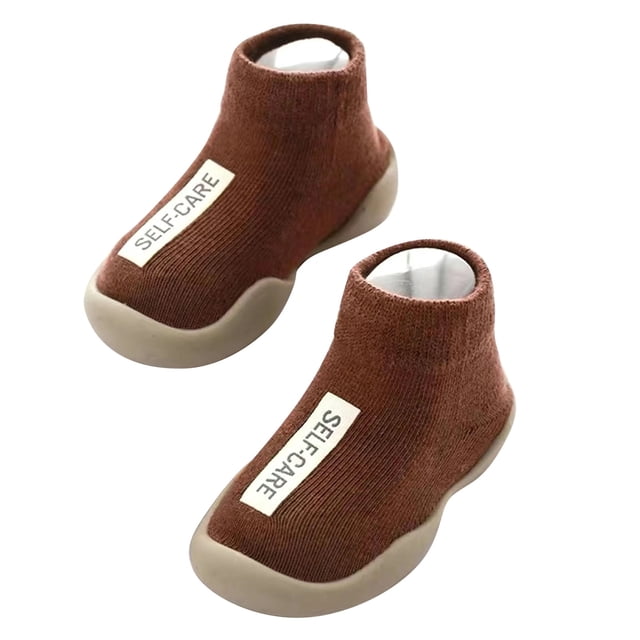 calcetines para bebés zapatos Calcetines de algodón para bebés Zapatos Antideslizantes Elástico Suave Transpirable Interior Exterior Bebé Zapatilla para recién nacido Nio ANGGREK AH3757