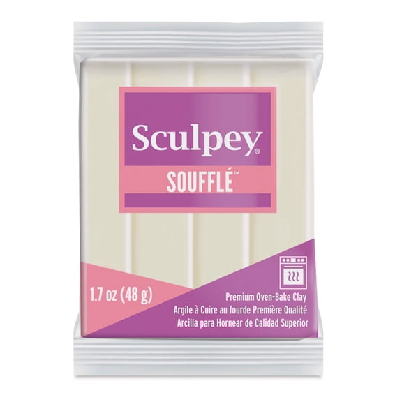 Sculpey Souffle Clay 1.7oz-Ivory