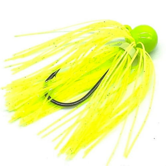 BNR Twitching Jigs, 3/8 oz, Chartreuse