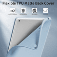 thumbnail image 6 of GKABXY iPad 10.2 Case for iPad 7th 8th 9th Generation Tablet Case New Upgraded 2nd Generation Ultra-resistant Soft Shell iPad Cover with Pencil Holder Work Travel, Blue, 6 of 7