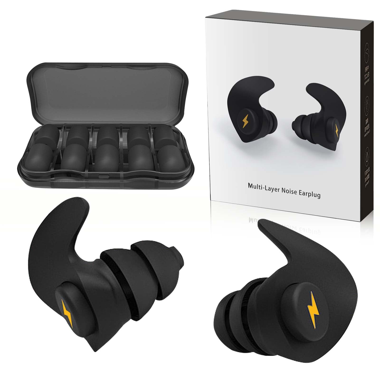 Hot Silicone Ear Plugs Anti Noise Snore Earplugs Gift D1J8 For Stu Q9J8 X0X9 