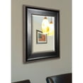 thumbnail image 2 of Rayne Mirrors Black with Silver Caged Trim Wall Mirror, 2 of 5