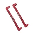 thumbnail image 4 of 2x cubiertas de cuchilla de patinaje de hielo ajustable, guardias de patinaje de hielo de equipos universales, protección para hockey, patinaje de Rojo, 4 of 8