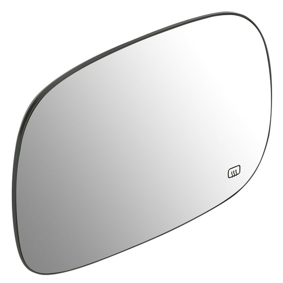 DNA Motoring OEM-MG-0121 For 2002 to 2006 Dodge Ram Truck 1500 2500 3500 Factory Style Driver / Left Side Mirror Glass Lens with Backing Plate   Heated 03 04 05 5086221AA