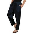 thumbnail image 3 of Inkmeso Solid Casual Bottom For Men's Lightweight Cotton Track Pants For Sleep/Workout Pajamas, 3 of 7