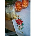 thumbnail image 2 of Vervaco Counted Cross Stitch Tablecloth Kit 32"X32"-Christmas Flowers (10.5 Count), 2 of 3