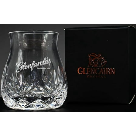 GLENCAIRN The Glenfarclas Cut Crystal Canadian Mixer Whisky Tasting Glass