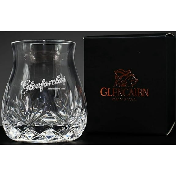 GLENCAIRN The Glenfarclas Cut Crystal Canadian Mixer Whisky Tasting Glass