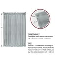 thumbnail image 2 of PiccoCasa French Thermal Insulated Blackout Curtain, Gray W54" x L72", 2 of 8