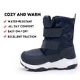 thumbnail image 3 of Ahannie Unisex-Child Warm Insulated Snow Boots, Kids Boys Girls Outdoor Winter Boots with Hook & Loop Closure, 3 of 6