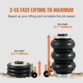 thumbnail image 3 of VEVOR Triple Bag Air Jack 3 Ton/6600 lbs Pneumatic Jack for Car SUV Lifting, 3 of 9