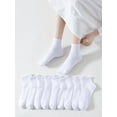 thumbnail image 5 of YooGuoGuo Women's 10 Pairs Ankle Socks Soft Solid Crew Socks Running Socks, 5 of 5