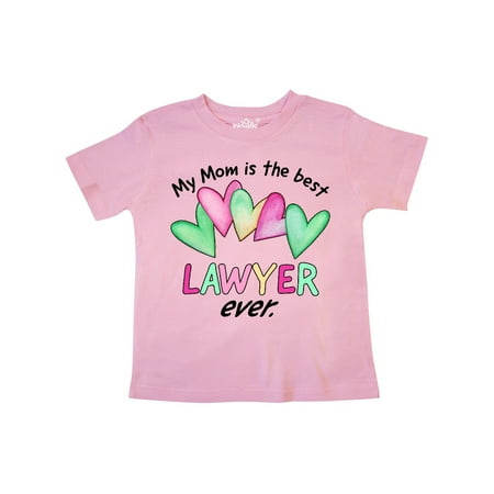 

Inktastic My Mom is the Best Lawyer Ever Gift Toddler Boy or Toddler Girl T-Shirt