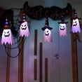 thumbnail image 6 of Vikakiooze Home Decor LED Witch Hat Halloween Ghost String Lights DIY Pendant Horror Lamp, 6 of 9