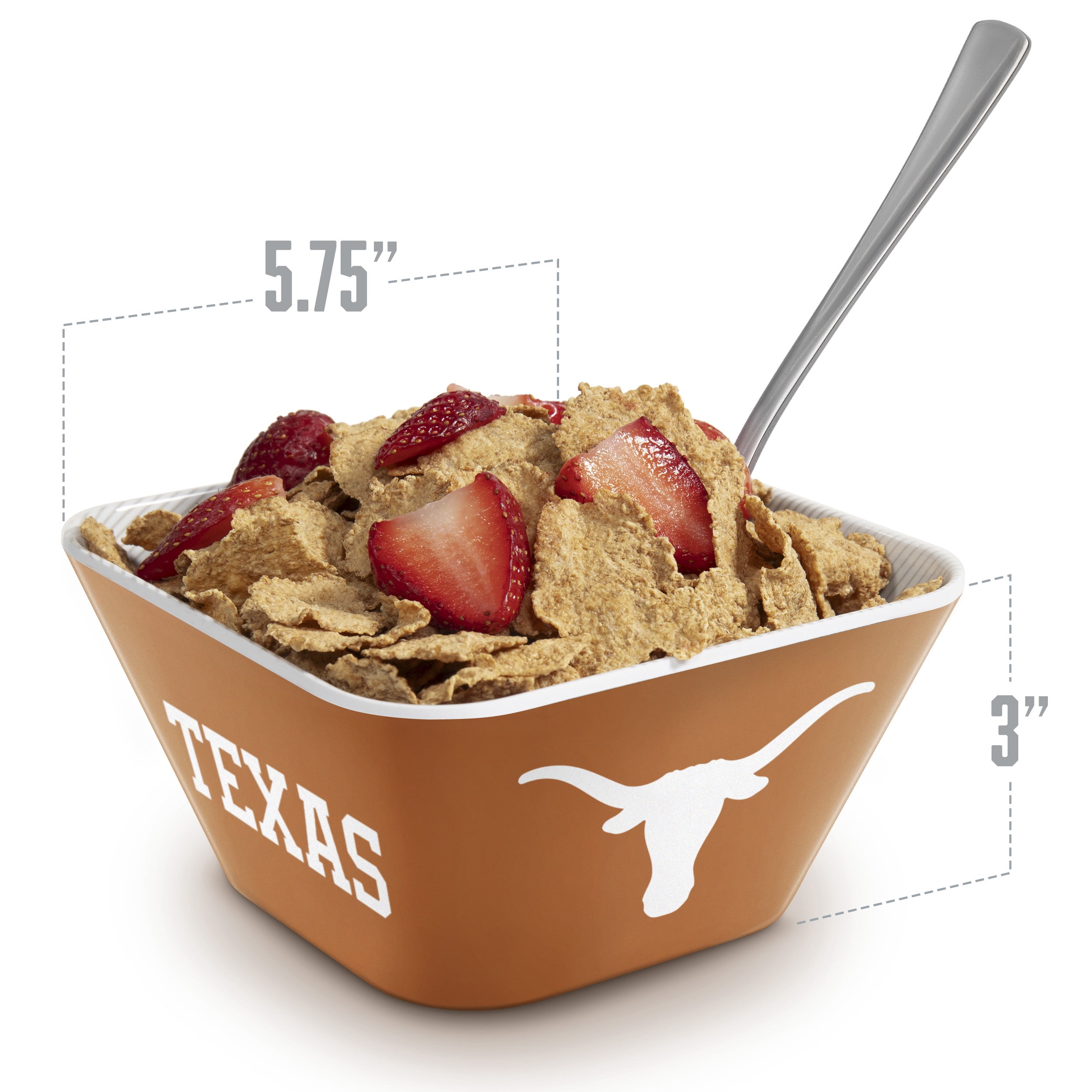YouTheFan NCAA Texas Longhorns Small Snack Bowl