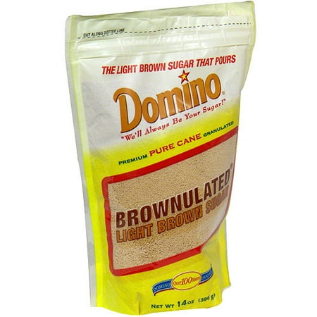 domino granulated light brown sugar 14 oz pack of 12 light brown sugar calories