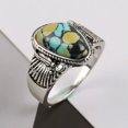 thumbnail image 6 of HOOUN Fashion Women 925 Silver Jewelry Wedding Rings Oval Cut Gemstone Ring Size 6-11-#2-6, 6 of 8