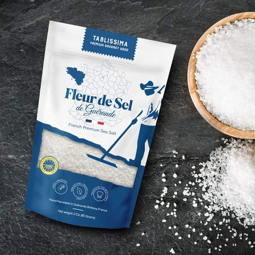 Buy Fleur de Sel from Guerande Premium Salt from France Hand