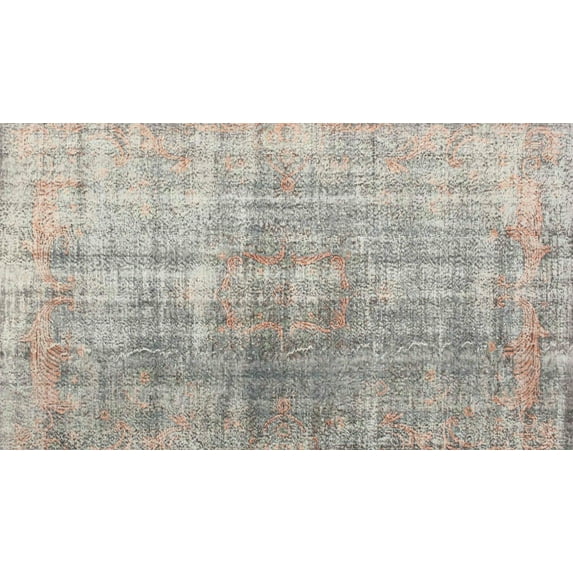Ahgly Company Machine Washable Indoor Rectangle Contemporary Khaki Green Area Rugs, 2' x 3'