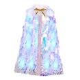 thumbnail image 4 of Capa de malla de princesa, accesorio creativo, disfraz de princesa para regalos de festivales luz blanca, 4 of 8