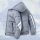 thumbnail image 5 of Abrigos acolchados con cremallera y capucha para hombre, parkas acolchadas con empalme, chaqueta de plumón para hombre, ropa exterior de invierno para jóvenes, reseñas coreanas, muchas 2024, 5 of 5