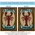 thumbnail image 5 of Toland Home Garden Maine Lobster Sign House Flag, 5 of 5