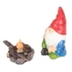 thumbnail image 4 of Emoshayoga Juego De Gnomos De Jardinería En Miniatura, 2 Piezas De Adorno De Jardinería En Miniatura, Estatua De Gnomo De Jardín, Estatua De Leña De Gnomo Sentado Auspicioso Impermeable, 4 of 5
