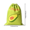 thumbnail image 2 of Reusable Produce Storage Bag, Large Breathable Drawstring Bags for Fruits Vegetables Keep Food Fresh Kitchen Food Storage Bag, 2 of 7