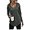 Army Green, variant on Women's V Neck Hoodies Long Sleeve Sweatshirt Drawstring Pullover Tops with Pocket