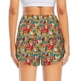 thumbnail image 2 of Lsque Funny Owl Bird Printed Women's Running Shorts with Liner Pockets,Elastic Quick Dry Workout Athletic Gym Yoga Shorts,Womens High Waist Shorts-, 2 of 9