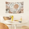 thumbnail image 2 of Bohemian Tapestry Wall Hanging, Neutral Earth Tone Boho Sun Tapestries for Dorm Living Room Bedroom Decor,Boho Room Accent, Bed Throw,60"x50", 2 of 6