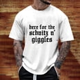 thumbnail image 2 of Razzly Men T Shirts Funny Print Graphic Tee Comfortable Short Sleeve Casual Summer Top for Daily Wear Outdoor Activities(White,M), 2 of 6