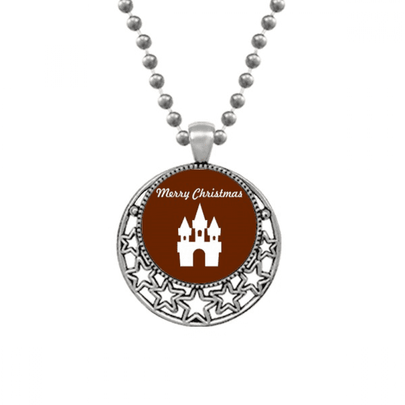 mas Castle Fairy Tale Magic Necklaces Pendant Retro Moon Stars Jewelry