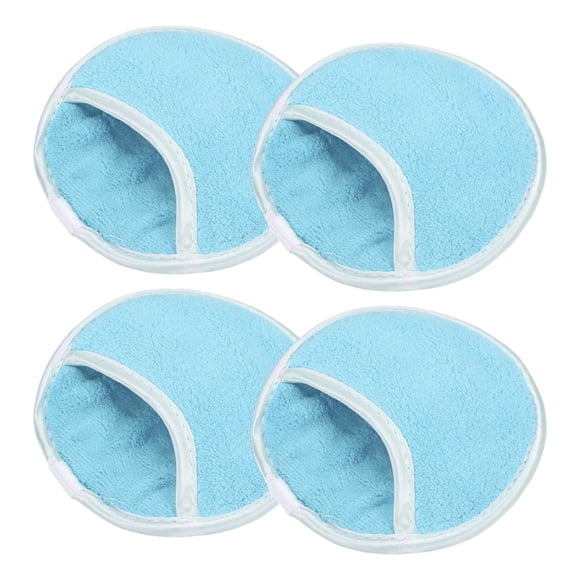 4 Esponjas de Lavado Facial Unique Bargains Exfoliante Facial Reutilizable Azul