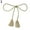 Beige, variant on SPRING PARK 1 Pair Curtain Tiebacks Window Tie Backs Holders Classic Rope Tassel Tieback for Curtains Living Room Office Décor