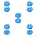 thumbnail image 1 of Advancent Paquete de 2 pastilleros semanales 7 rejillas de almacenamiento Pastillas diarias Dispensador de tabletas Caja organizadora para el Azul 5Conjunto, 1 of 6