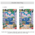 thumbnail image 4 of Yayeee Garden Flag 12" x 18" Double Sided Outdoor Yard Lawn Holiday Decorations, Floral Window, 4 of 6