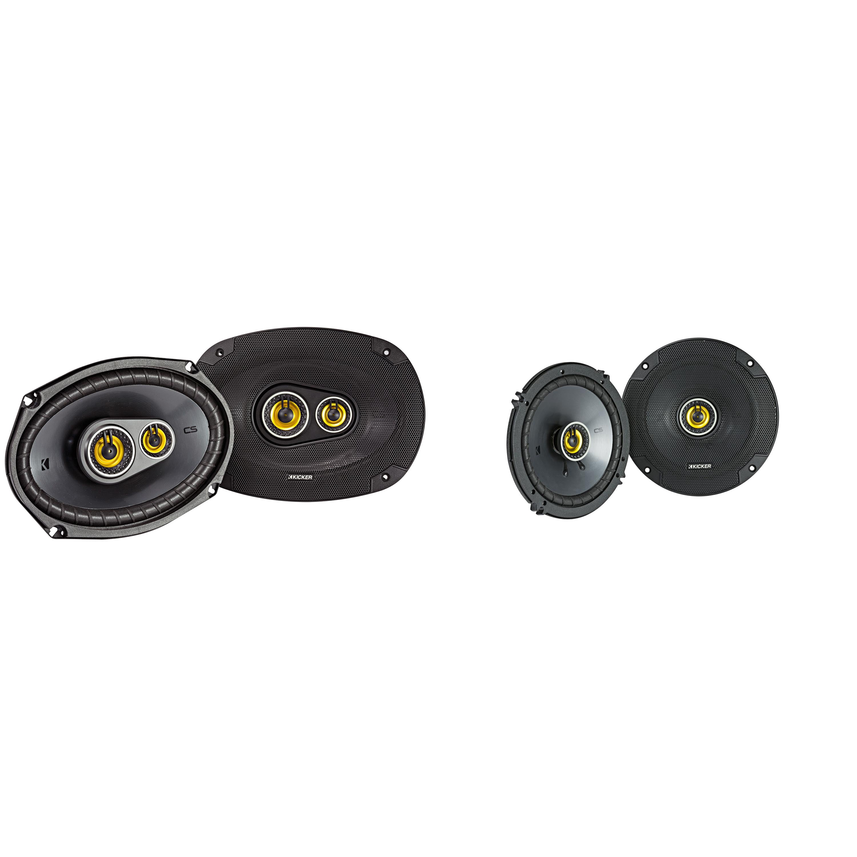 Kicker CSS65 with Speaker Installation Kit 600W Peak 6.5