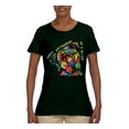 thumbnail image 3 of Dean Russo The Only Person Dog Lover Womens Graphic T-Shirt, Forest Green, X-Large, 3 of 6
