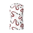 thumbnail image 6 of Picia Red Snake mens Cotton Tank Undershirts , Moisture-wicking Ribbed Tanks, Lightweight Cotton Tank Undershirts-X-Large, 6 of 8