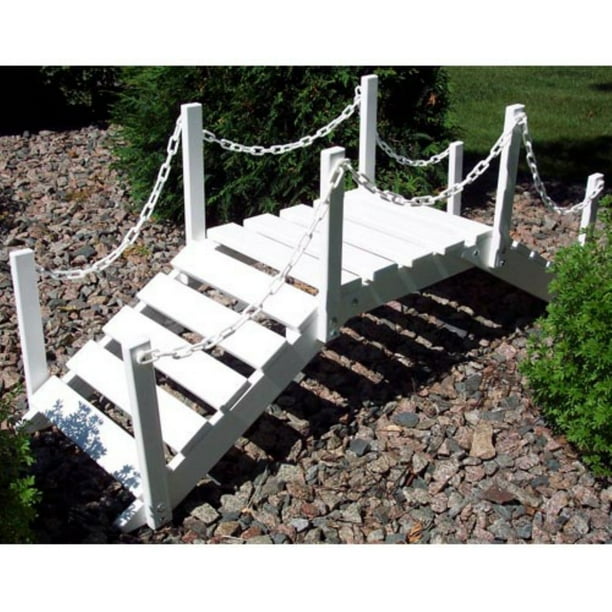 Prairie Leisure Ornamental 4 Ft Chain Rail Garden Bridge Com - 4 Ft Garden Bridge Prairie Leisure Ornamental 4 Ft Chain Rail Garden Bridge Com - 4 Ft Garden Bridge