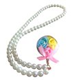 thumbnail image 1 of Bangcool Keychain Pendant Creative Faux Flower DIY Key Ring Pendant with Pearl Chain, 1 of 6