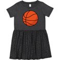 thumbnail image 3 of Inktastic Basketball Sports Ball Girls Toddler Dress, 3 of 5