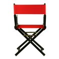 thumbnail image 4 of Casual Home Chaise de Réalisateur 18 Pouces" Cadre Noir avec Toile Rouge, 4 of 5