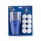 thumbnail image 1 of Juego de Beer Pong 24 piezas | Vasos de plástico duraderos azules y rojos de 16 oz con pelotas de ping pong | Juego clásico de beber para adultos | Bar Eventos en el patio trasero | Incluye 12 tazas, 1 of 1