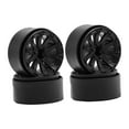 thumbnail image 4 of 4 Pieces 1.9 Inch Beadlock Wheel Rims Durable Plastic Construction for 1:10 1:12 RC Crawler Toy Buggy, 4 of 9