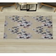 thumbnail image 1 of Floral Decorative Rug, Watercolor Shabby Form Nature Petals in Soft Tones Picture, Quality Carpet for Bedroom Dorm and Living Room, 6 Sizes, Beige Coconut, by Ambesonne, 1 of 1